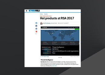 亚太唯一 NTI 获RSA 2017“Hot product”